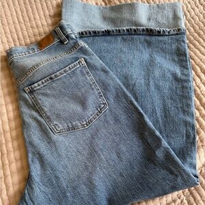 High rise wide leg - never worn, hemmed